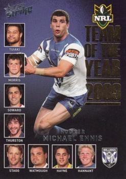 2011 NRL Strike - Team Of The Year #TY8 Michael Ennis Front